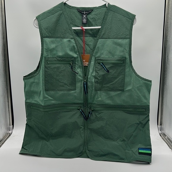 Houston White Other - Men's Size Medium Zipper Vest Houston White CLEAN GREEN POCKETS CLOSE OUT